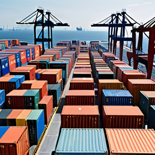 **Prompt:** A customs broker, confidently navigating a complex global trade network, represented by interconnected shipping containers and flags of various nations. The scene highlights the importance of expertise in customs regulations and international trade. Emphasize professionalism and problem-solving skills.