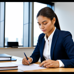 **Image Prompt:** A professional customs broker in a modern office setting, fully clothed in appropriate business attire, reviewing documents. Focus on attention to detail and a clean, organized workspace. Safe for work, appropriate content, professional, perfect anatomy, natural pose, well-formed hands.