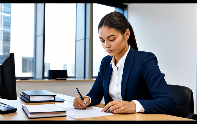 **Image Prompt:** A professional customs broker in a modern office setting, fully clothed in appropriate business attire, reviewing documents. Focus on attention to detail and a clean, organized workspace. Safe for work, appropriate content, professional, perfect anatomy, natural pose, well-formed hands.