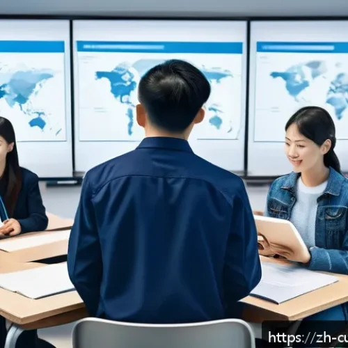 관세사 시험 최신 출제 경향 - A detailed modern classroom scene focused on international trade and customs law exam preparation, f...